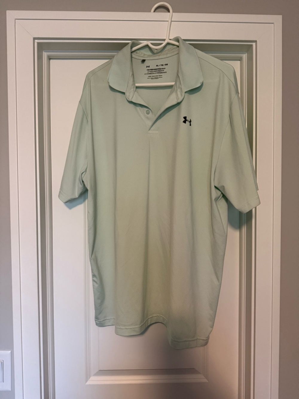 Under Armour Men’s Polo Shirt - Mint Green Performance